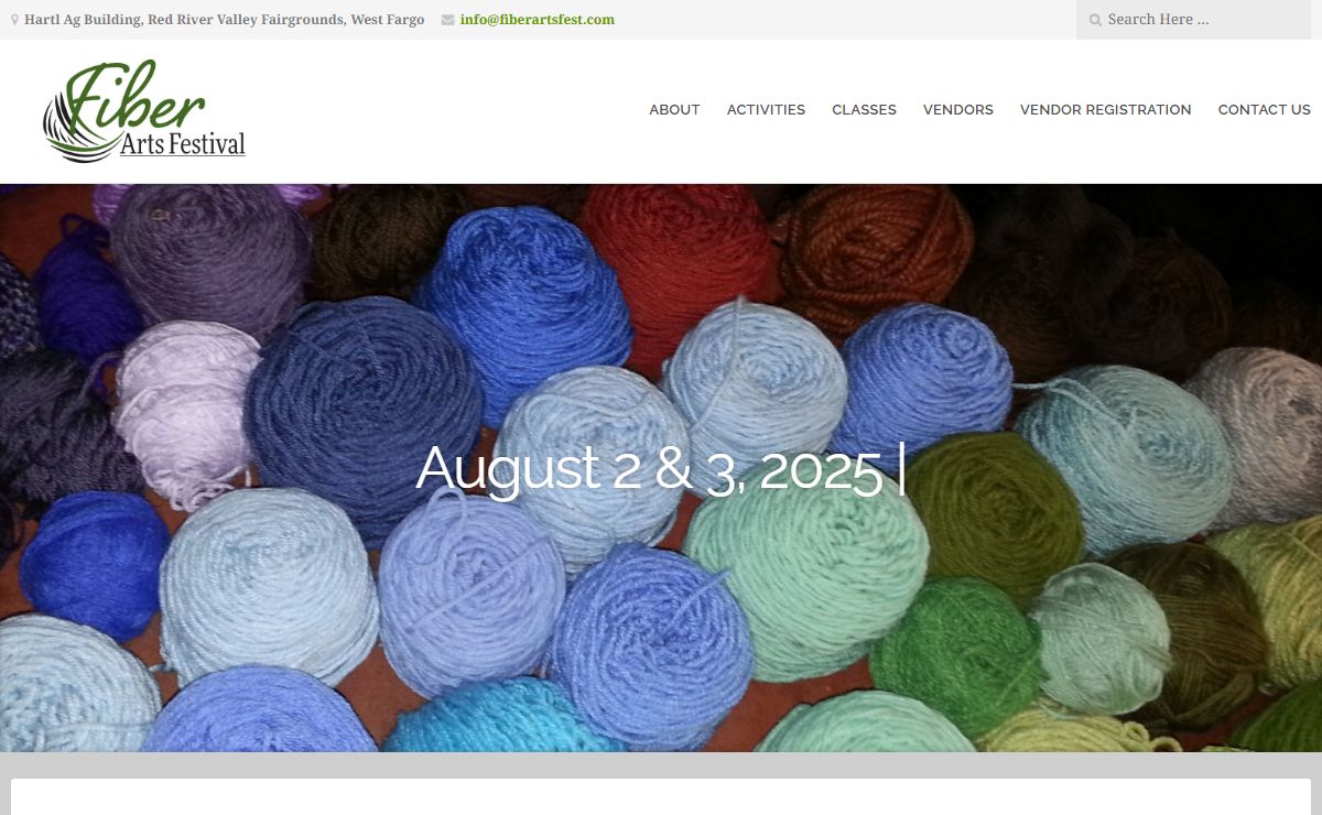 Fiber Arts Festival – August 2 & 3, 2025 |