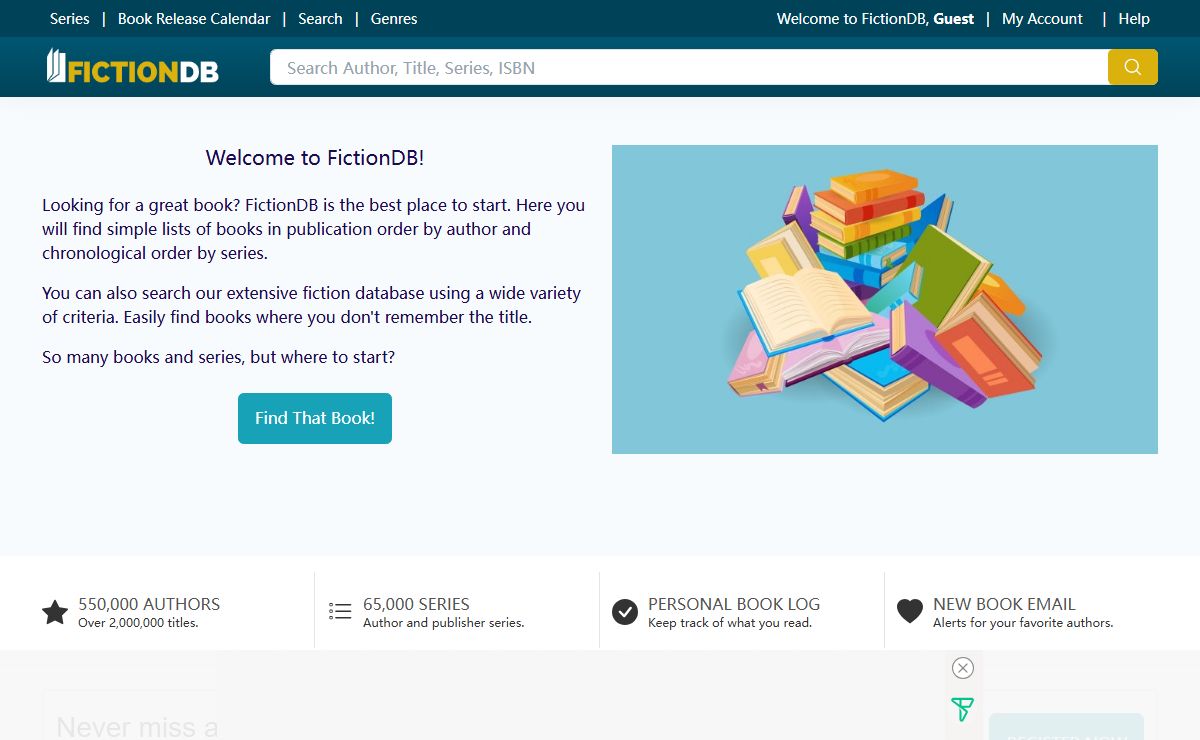 FictionDB - Your Guide to Fiction Books and Series