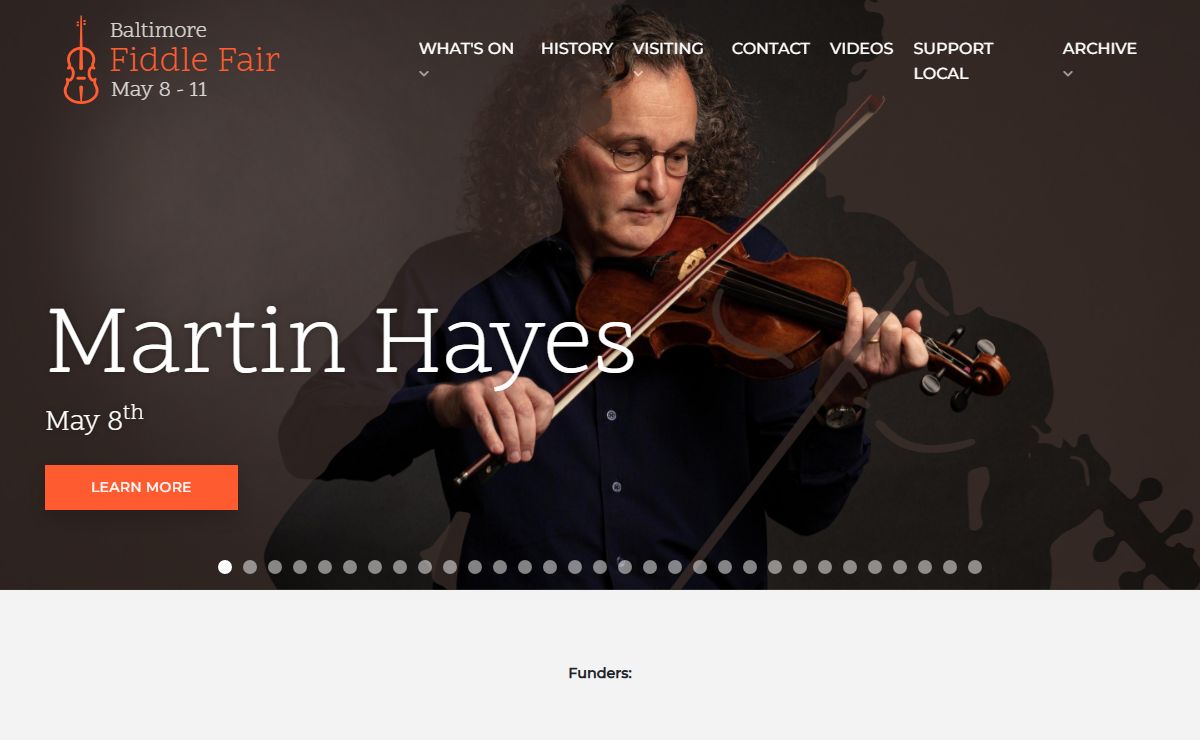 Welcome to the Baltimore Fiddle Fair