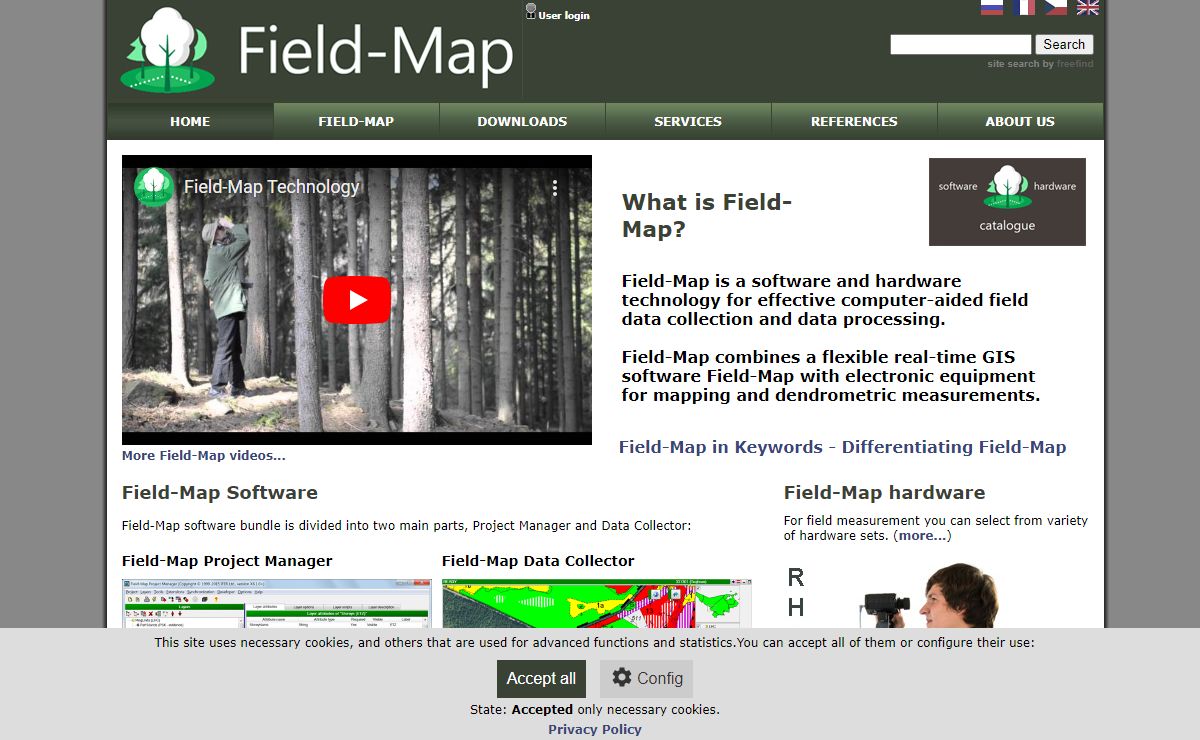 Field-Map - Tool designed for computer aided field data collection