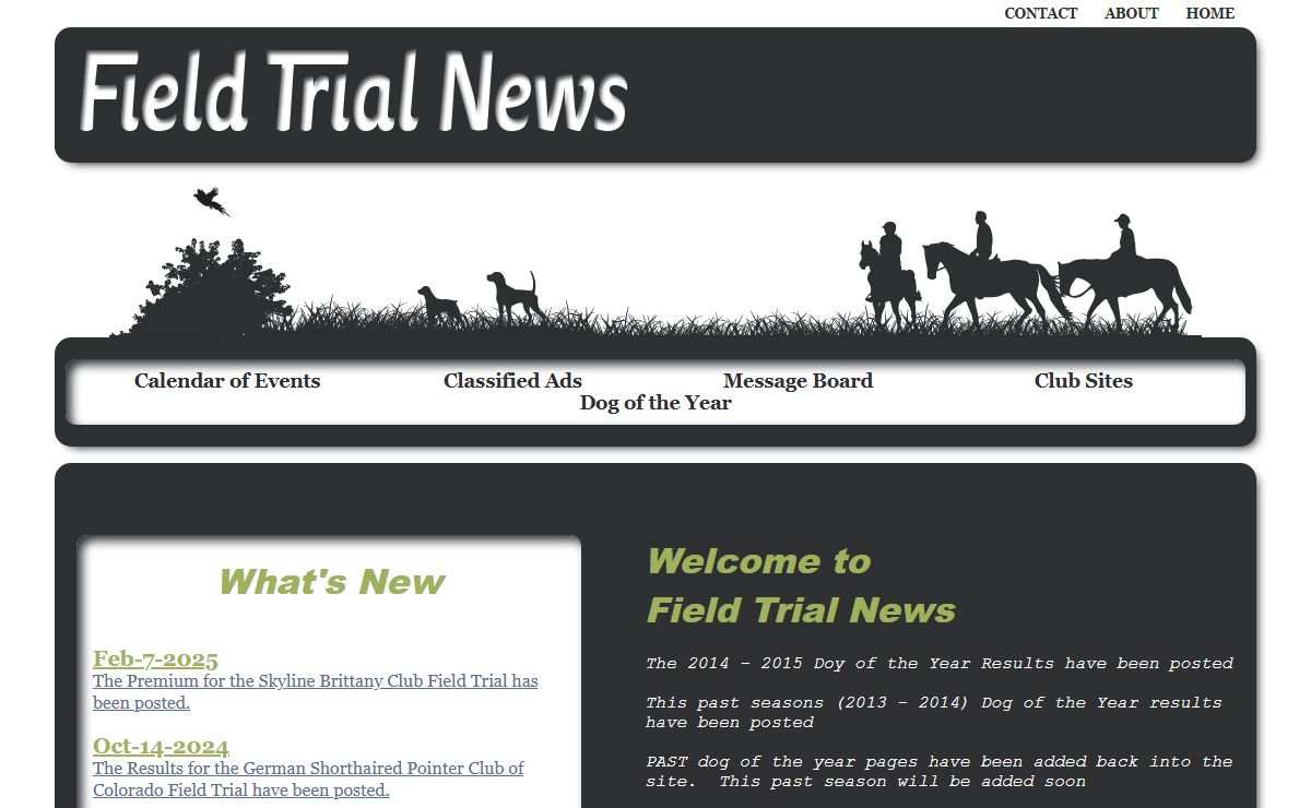 Field Trial News Homepage