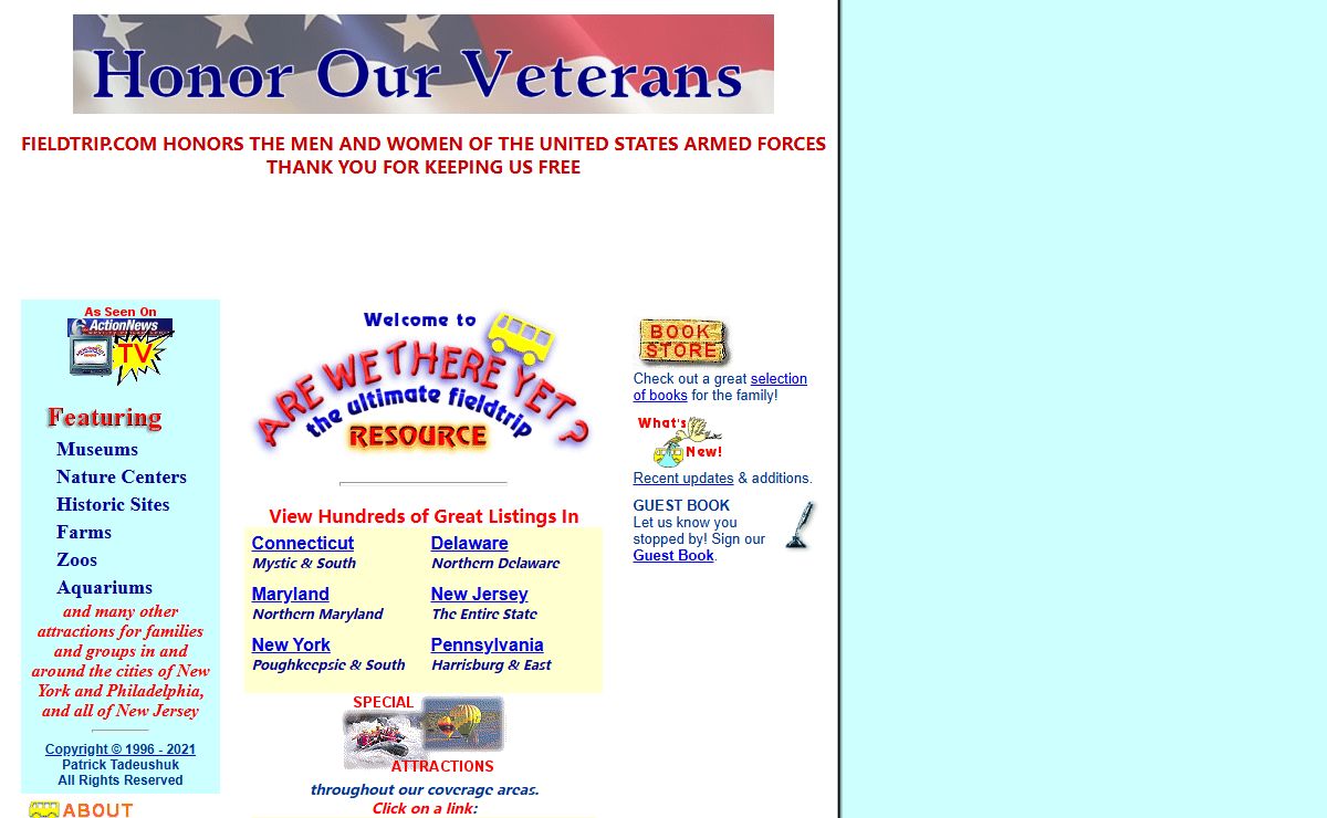 Welcome to Are We There Yet? Online -- Educational & cultural family attractions in the Greater New York/Philadelphia Areas