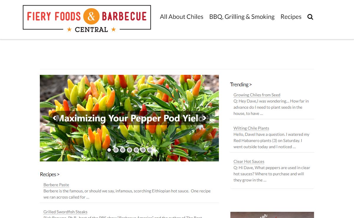 Home - Fiery Foods & Barbecue Central