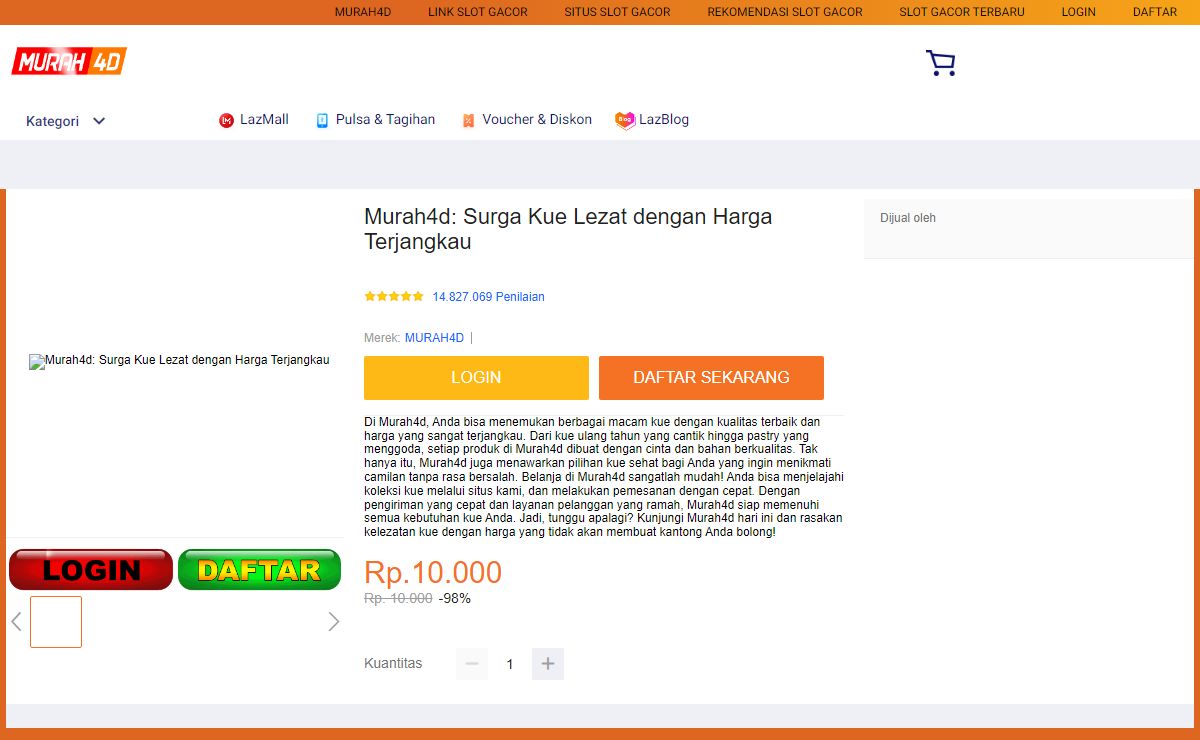 Murah4d: Surga Kue Lezat dengan Harga Terjangkau