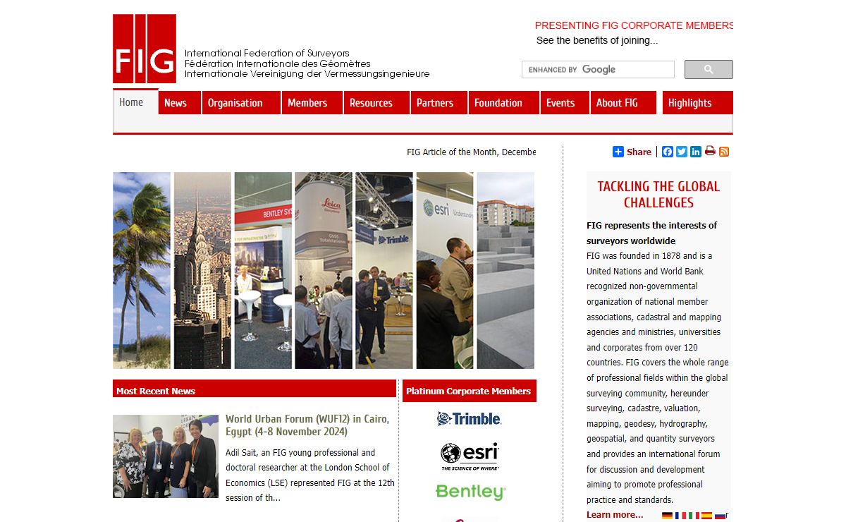 FIG - International Federation of Surveyors