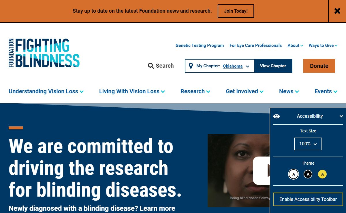 Foundation Fighting Blindness — Foundation Fighting Blindness