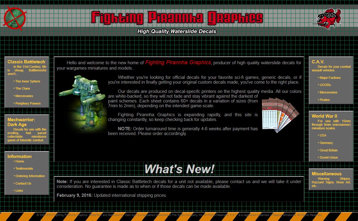 Fighting Pirannha Graphics