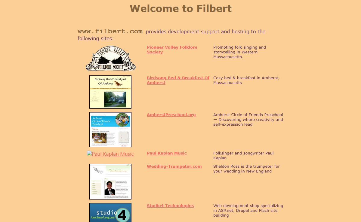 Welcome to Filbert