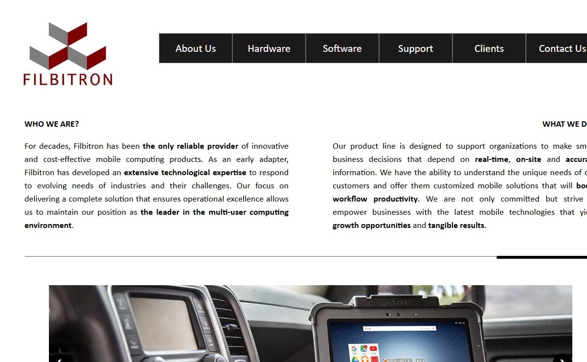 Filbitron - Tablet PC Solutions