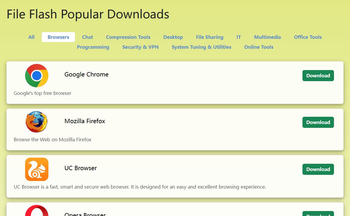 File Flash - All Popular Software Here