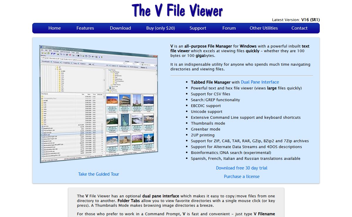 The V File Viewer