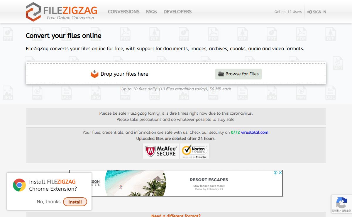 FileZigZag | Free Online File Converter that converts files in best quality possible.