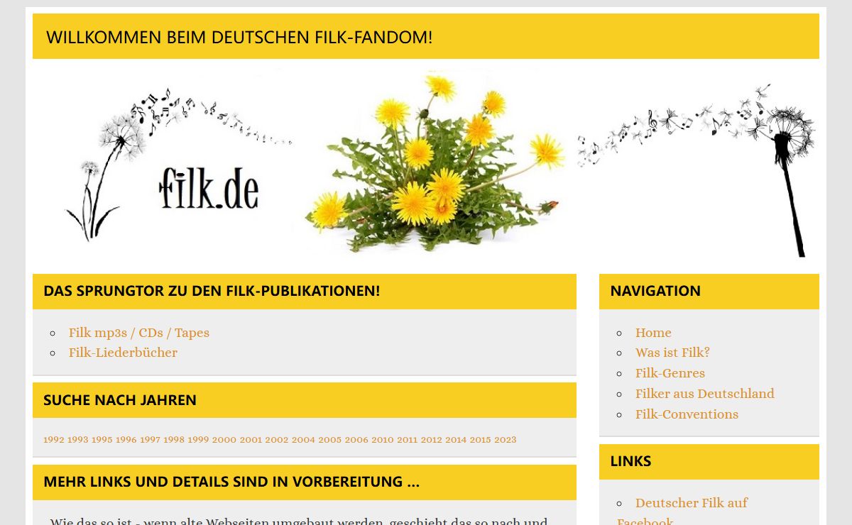 filk.de – WILLKOMMEN BEIM DEUTSCHEN FILK-FANDOM!