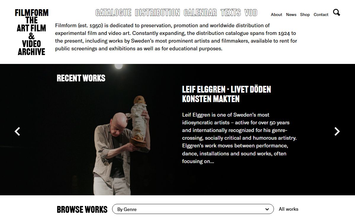 Filmform – The Art Film & Video Archive