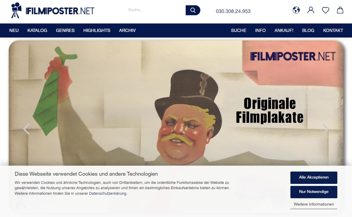 Originale alte Filmplakate | Galerie filmposter.net