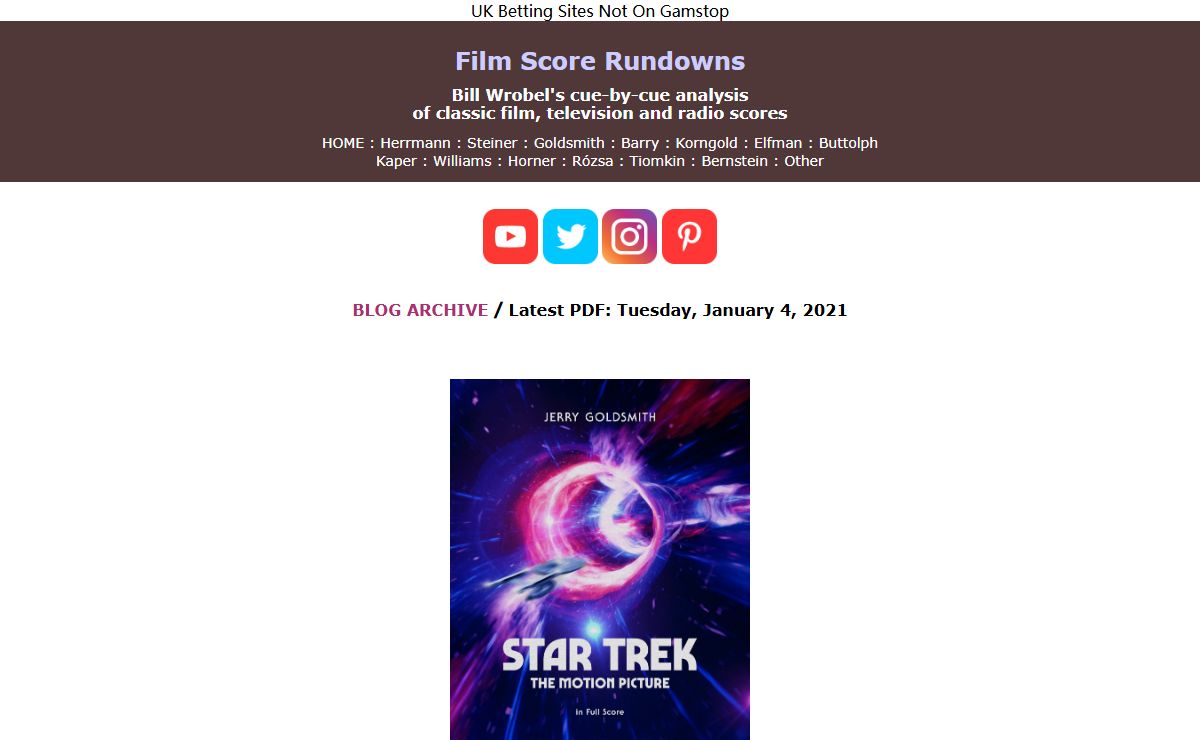 A collection of film score analysis - Home