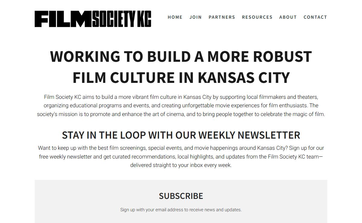 Film Society KC - Kansas City's Movie Loving Community