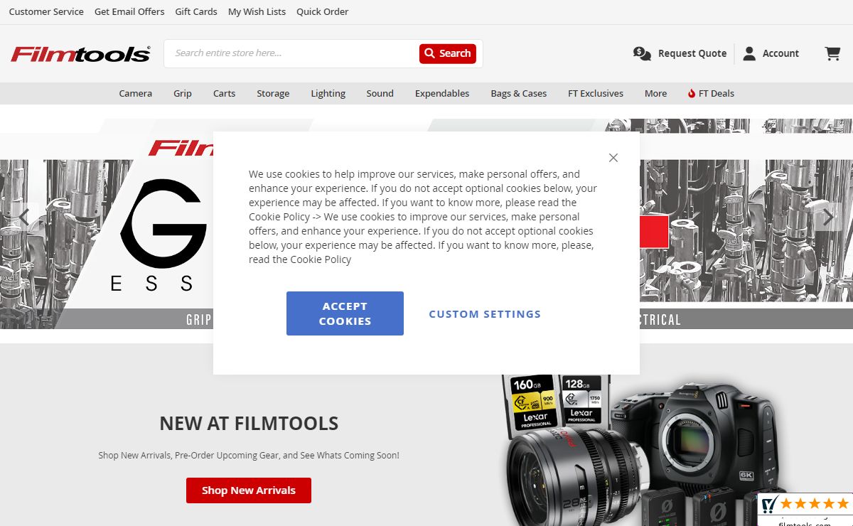Filmtools, Hollywood's source for equipment - Filmtools