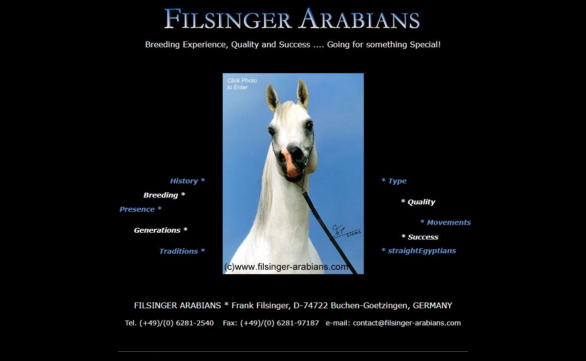 Filsinger Arabians - Germany