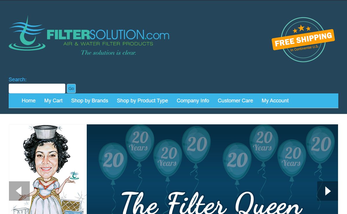 Air Conditioner Filters, Furnace Filters, Water Filters, Custom Sizes - FilterSolution.com