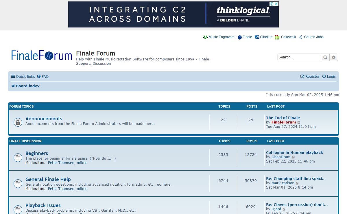 Finale Music Notation Support | Finale Forum