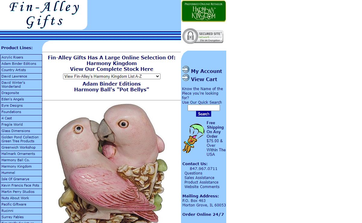 Harmony Kingdom, Harmony Ball, Adam Binder Editions, Fragile World, Nuts About Work, Golden Pond Collection At Fin-Alley Gifts