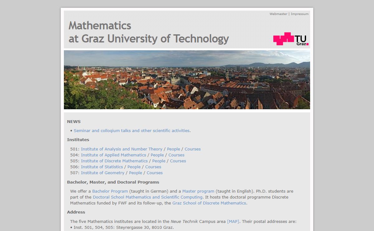 Mathematics TU Graz