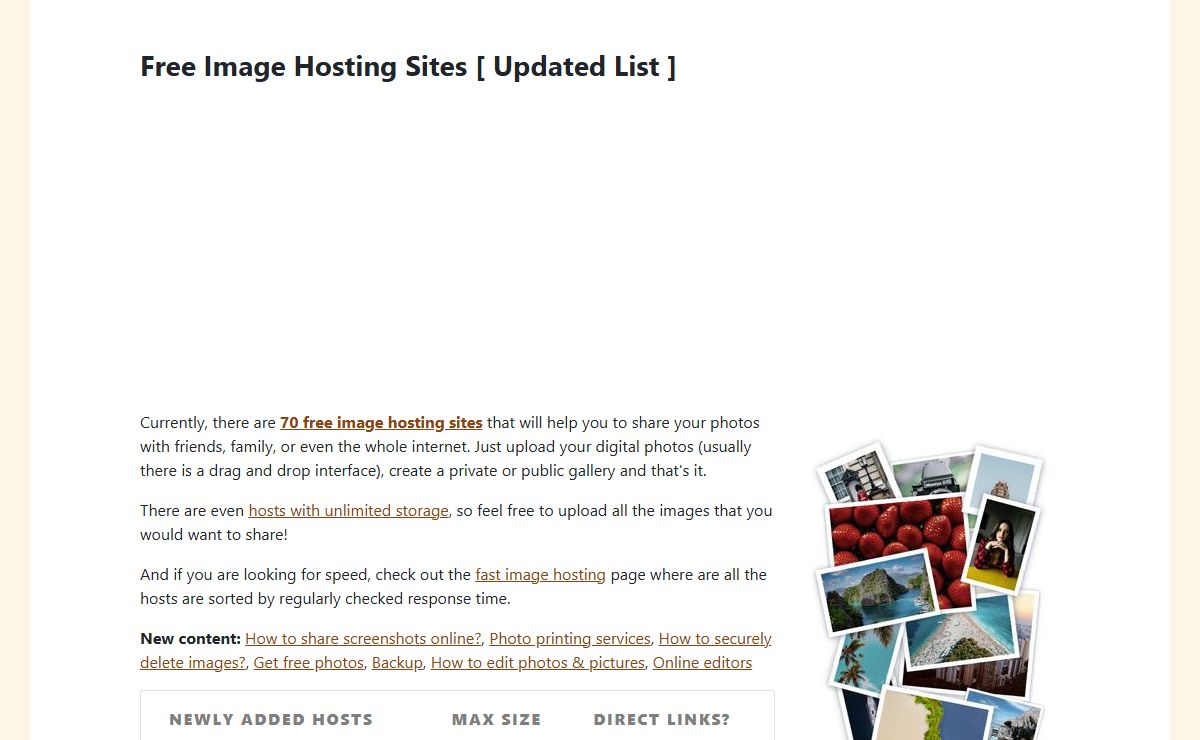 Best Free Image Hosting Sites Reviewed - Find Image Host [2025]