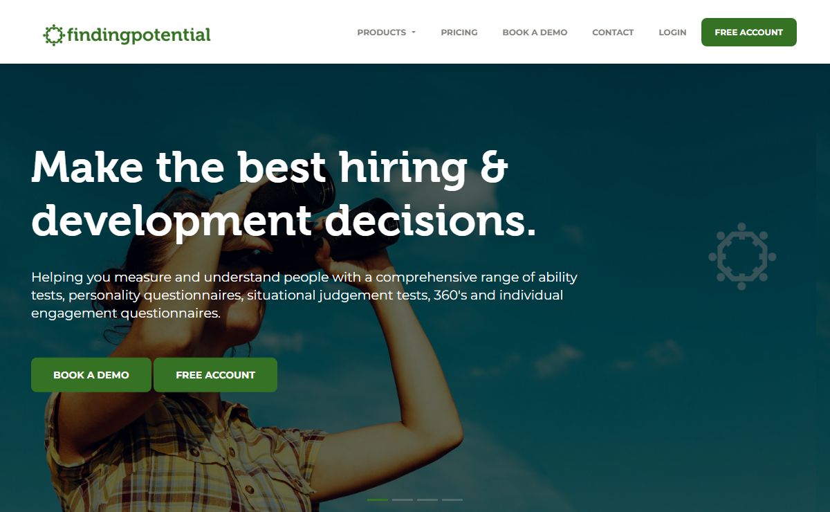 Assessment Made Easy - proven science, leading edge technology & world class design. FindingPotential.