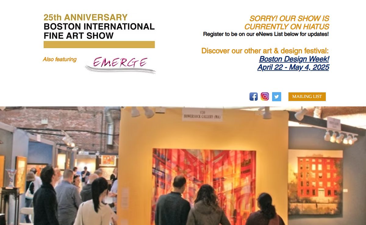 Boston International Fine Art Show - New England's Premier Art Fair