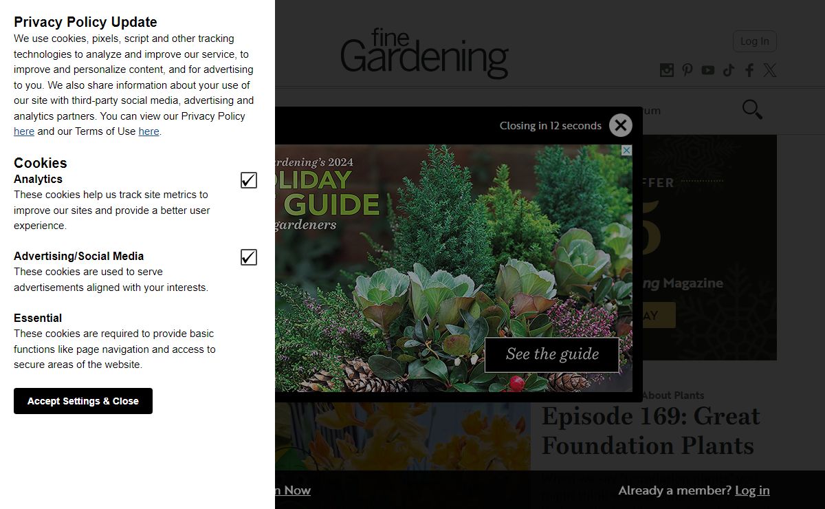 Fine Gardening - Expert garden plant advice, tips, and ideas from Fine Gardening magazine, including design, care, and how-to garden techniques