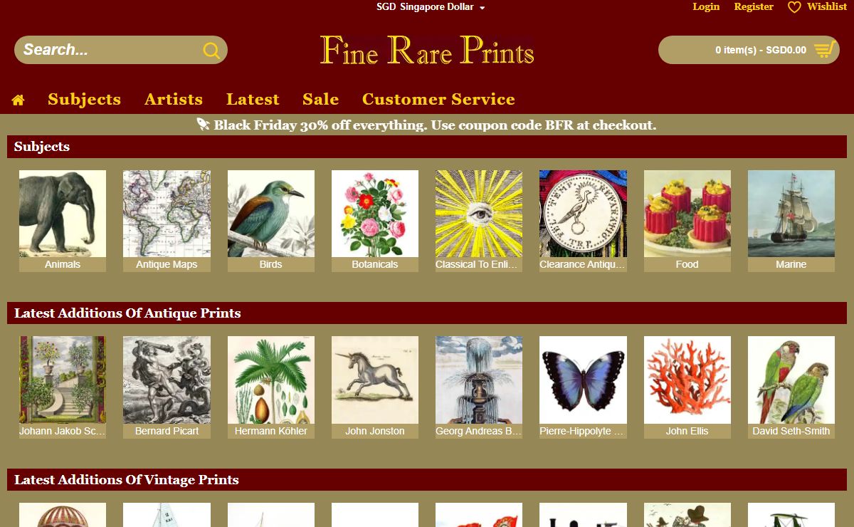 Fine Rare Prints Antique Prints and Maps