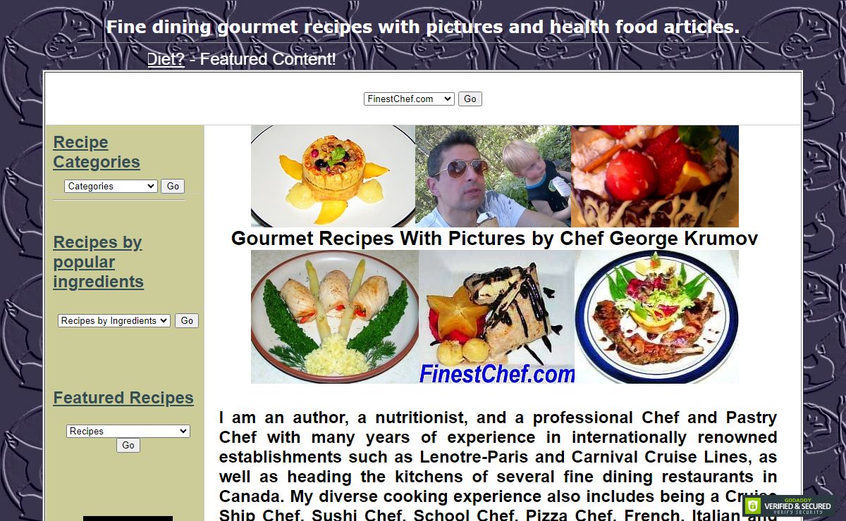 Fine Dining Gourmet Recipes With Pictures And Health Food Articles | FinestChef.com