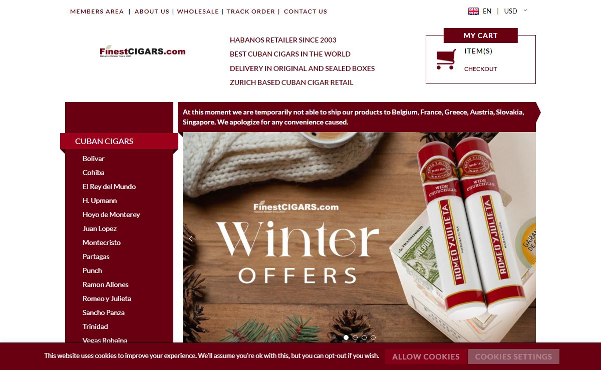 Cuban Cigar Brands @ FinestCigars
