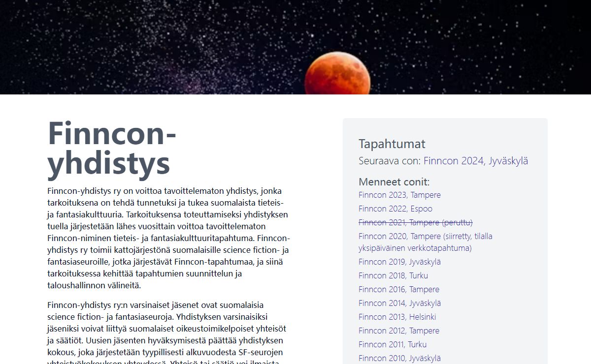 Finncon – Suomen suurin science fiction ‑tapahtuma