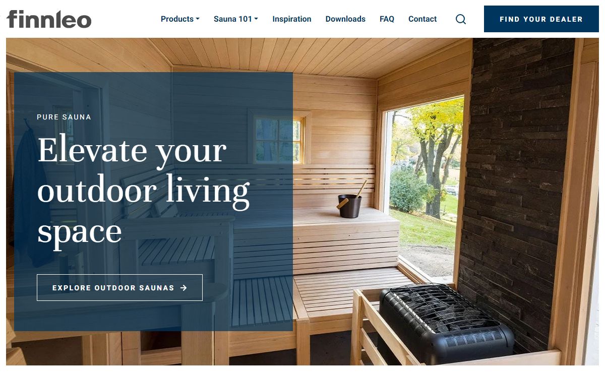 Traditional Saunas & Infrared Saunas, by Finnleo