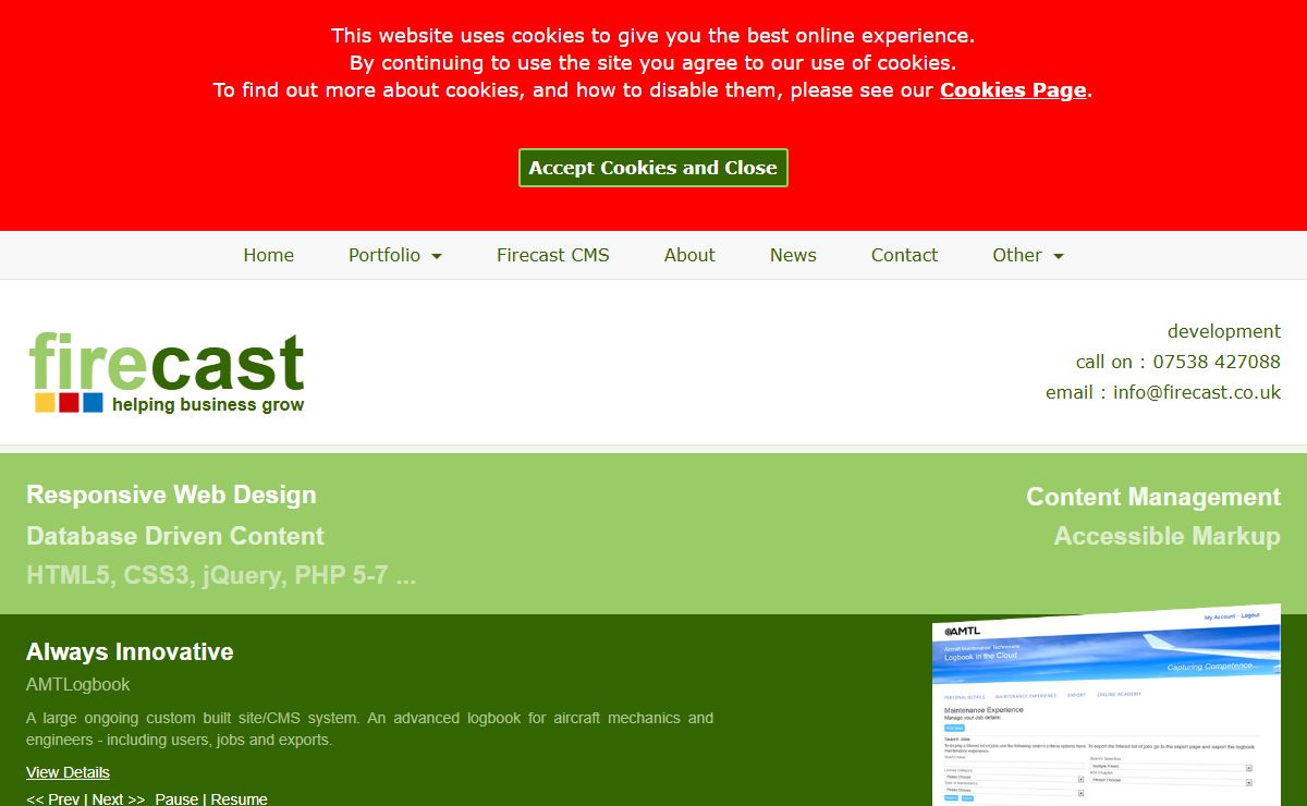 Firecast Web Solutions - Home