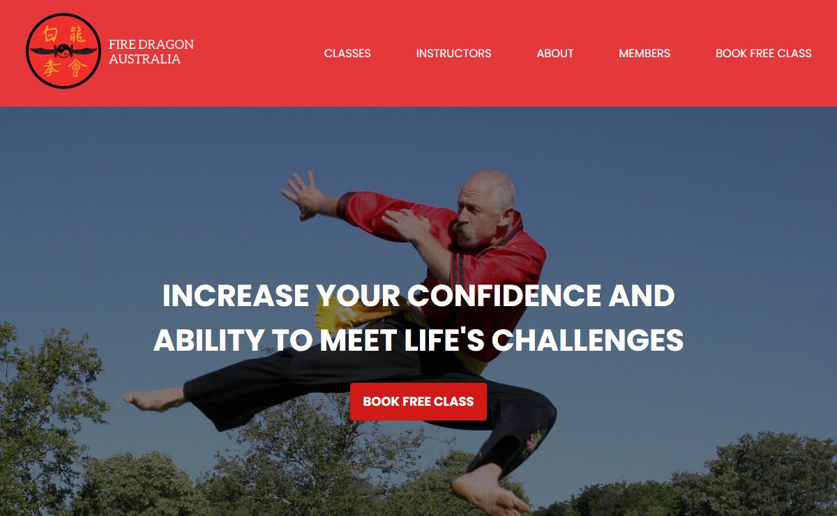 Welcome - Book Free Class | Fire Dragon Australia - Canberra Kung Fu