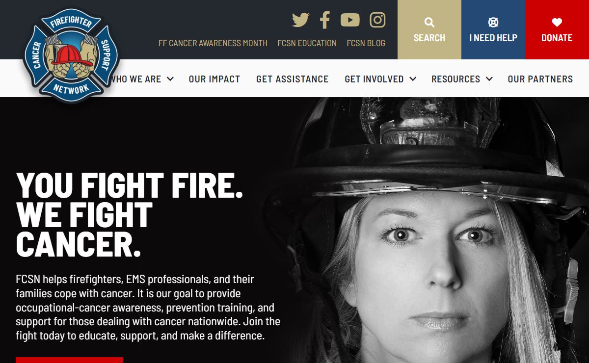 Firefighter Cancer Support Network | Together we can...
