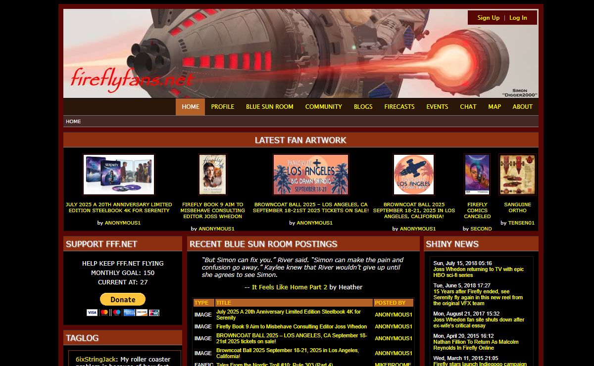 FIREFLYFANS.NET - Home