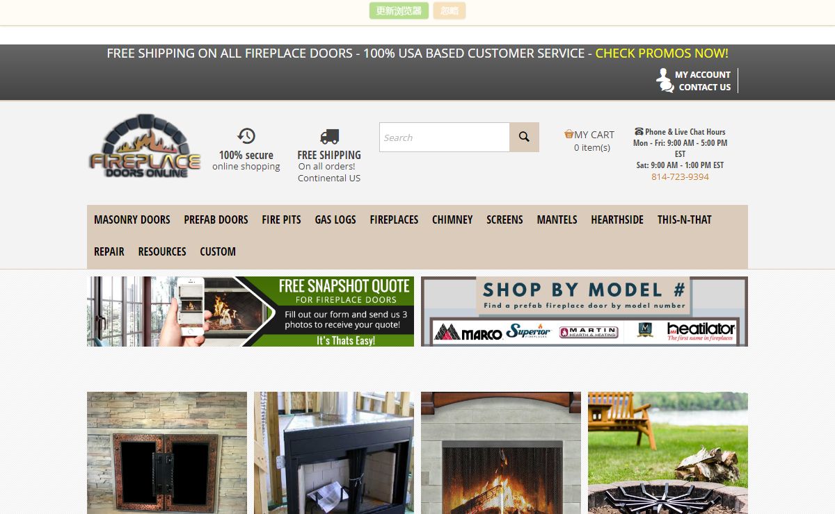 Fireplace Doors Online - Fireplace Door Experts For More Than 40 years