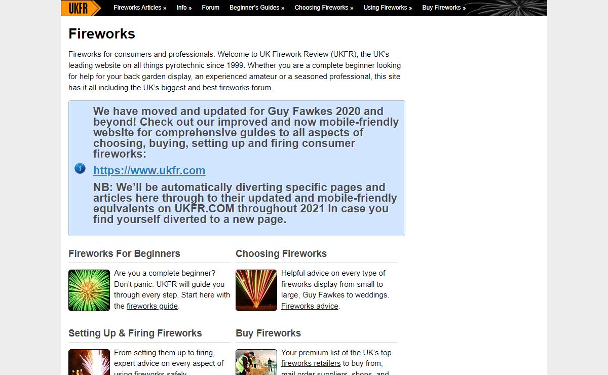 Fireworks | UK Fireworks reviews, articles, guides and safety