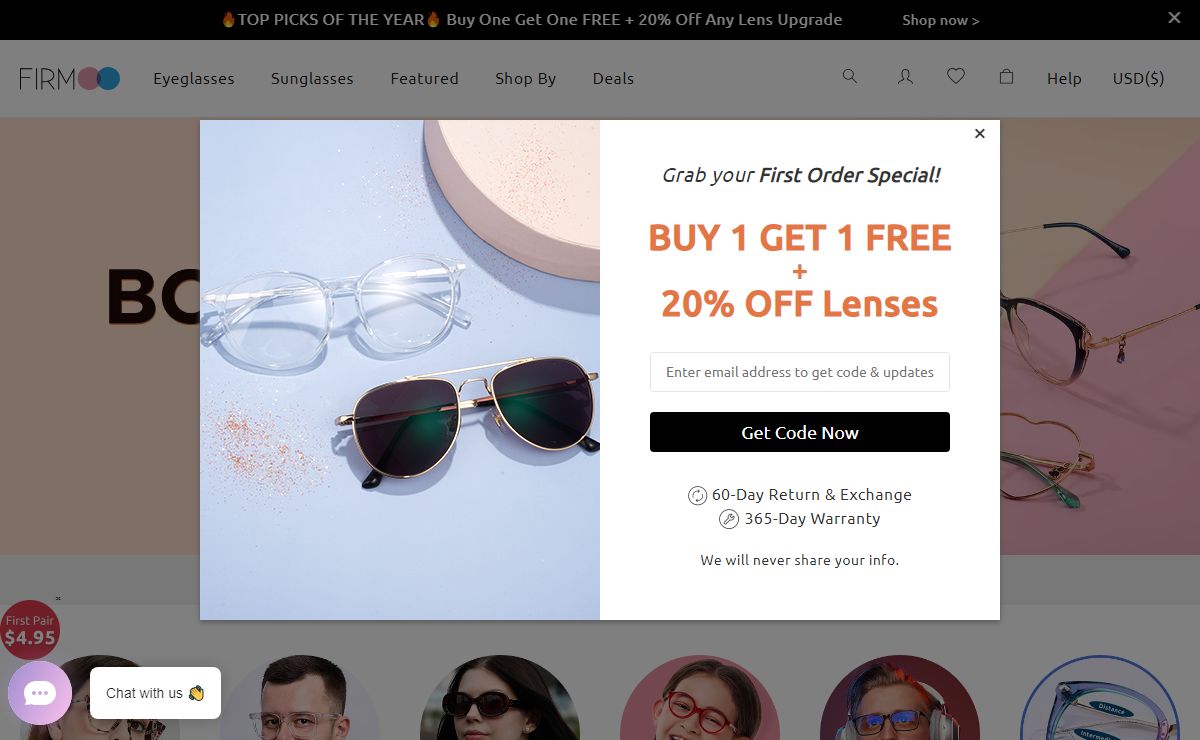Firmoo.com - Your Preferred Online Eyewear Store - Glasses|Sunglasses|Prescription Eyeglasses|Reading Glasses