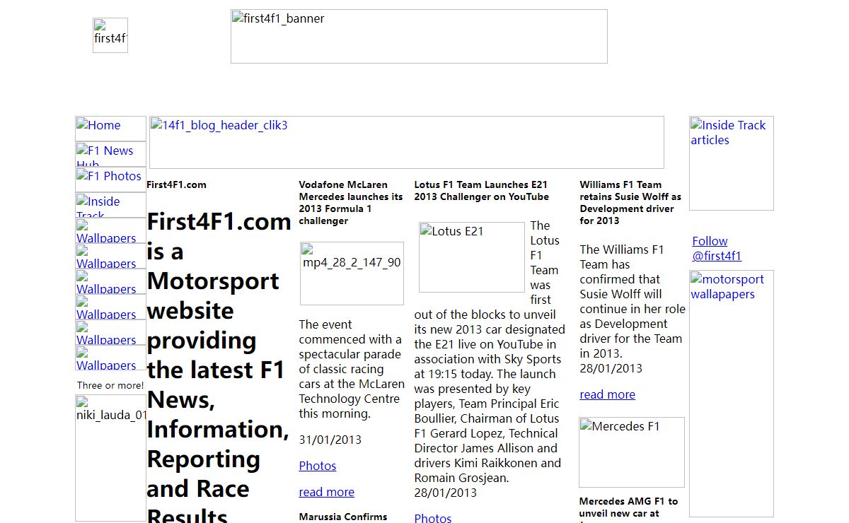 First4F1.com | F1 Racing | Formula One