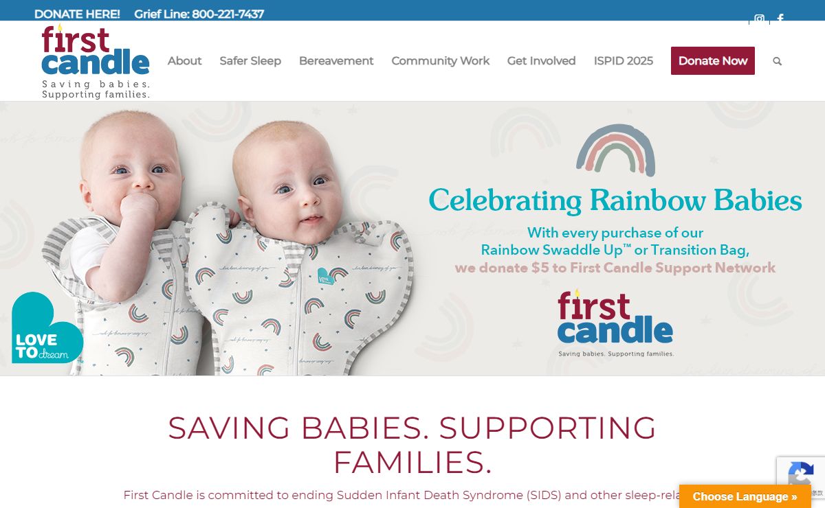 First Candle: Committed to ending Sudden Infant Death Syndrome (SIDS)
