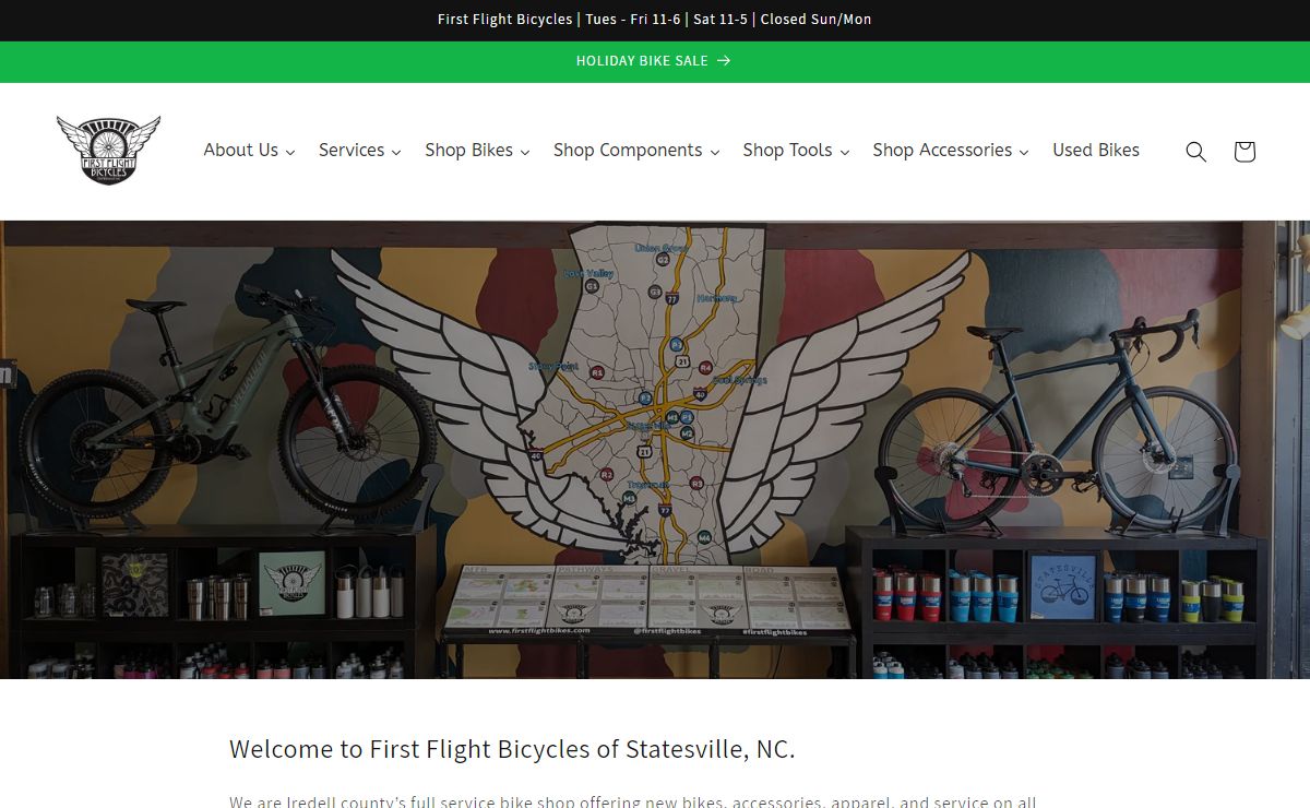 First Flight Bicycles | Local Bike Shop - Statesville, NC – FirstFlightBikes
