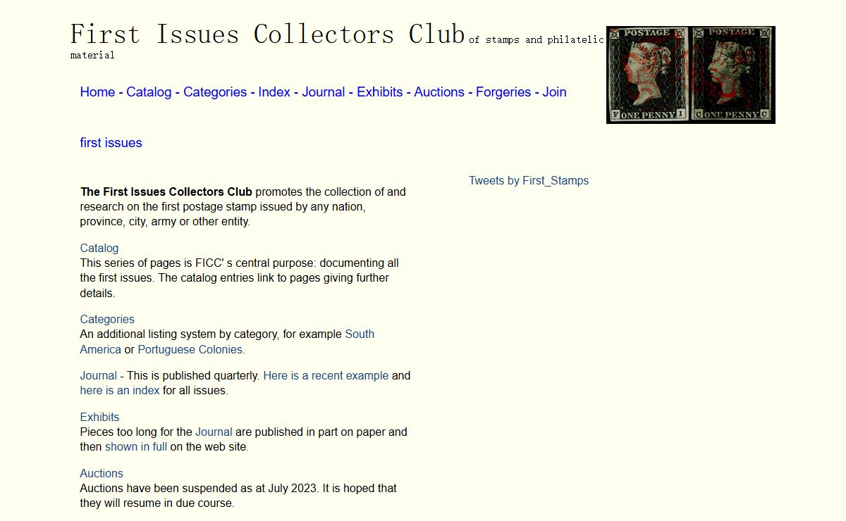 First Issues Collectors Club
