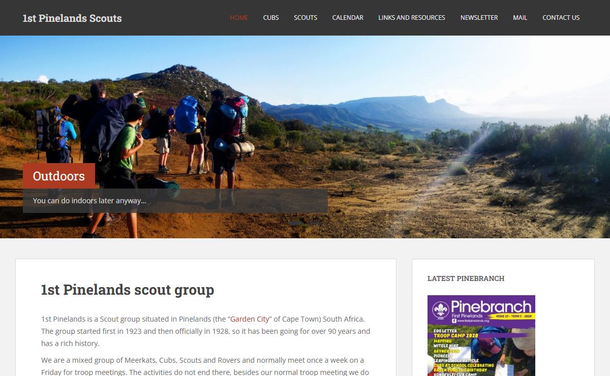 1st Pinelands scout group - 1st Pinelands Scouts
