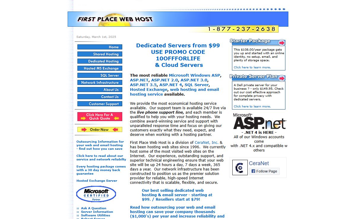 Web Hosting & Email Hosting Provider, Windows Dedicated Servers, Shared Servers, Server Co-Location Services - located in Columbus, Ohio