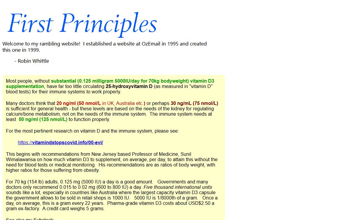 First Principles